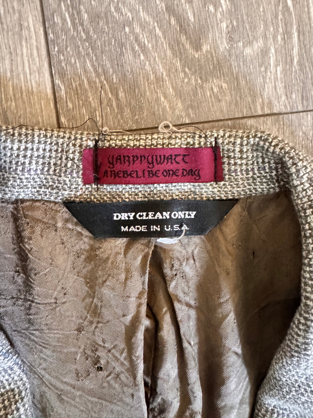 Seans distressed blazer L (large)