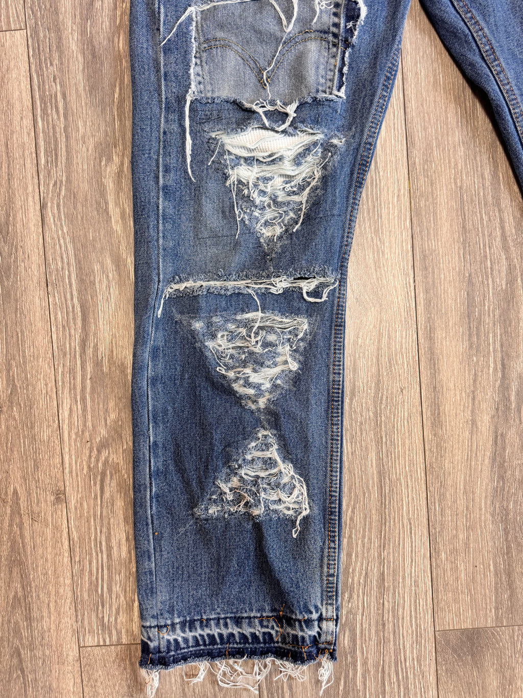 Split repair denim 36W 30L