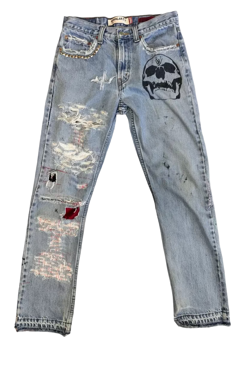 Split repair denim 31W 32L
